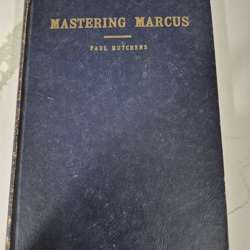 Mastering Marcus by Paul Hutchens - Blue Hardcover